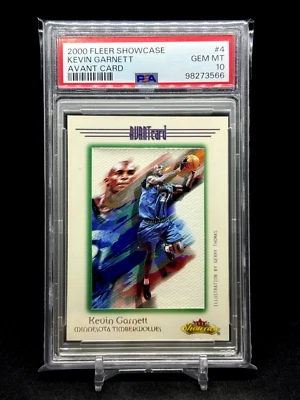 2000-01 Fleer Kevin Garnett Showcase Avant Card /201 Rare Hand /D PSA 10 POP 3 - Image 1 of 3
