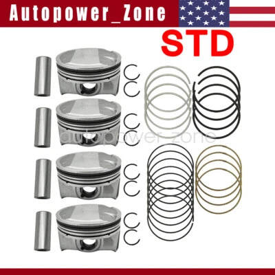 STD Engine Piston & Piston Rings Kit For 2017-2018 2.0L Hyundai Kona Elantra Foto 1 de 4