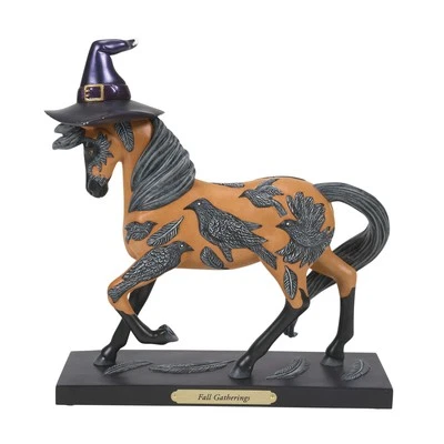 Enesco the Trail of Painted Ponies Halloween Fall Gatherings Figurine 8.5 Inch - Image 1 of 4