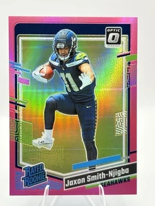 JAXON SMITH-NJIGBA 2023 DONRUSS OPTICRATED ROOKIE PINK PRIZM RC Seahawks SP - Bild 1 von 9