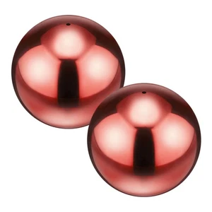 Confezione 2 Globi da Giardino Osservazione Palline 4,7 Pollici per Giardino/Laghetto [Rosso Rubino] - Foto 1 di 7