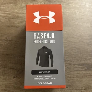 Under Armour Men's Packaged Base 4.0 1/4 Zip 1343242 Extreme Baselayer Sz 2XL - Picture 1 of 3