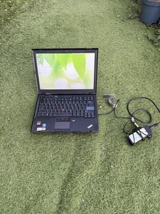 Retro Vintage Lenovo ThinkPad X301 Core 2 Duo 1.6Ghz 3GB Ram Windows 7 - Picture 1 of 8