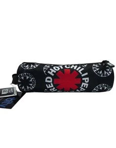 Estuche para lápices Rock Sax negro rojo picante chiles unisex - Imagen 1 de 3
