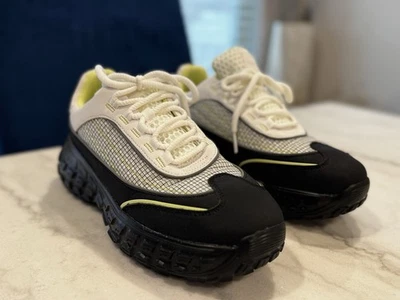 DKNY men’s Chunky Sneakers Size 10M Black And Lime - Image 1 of 4