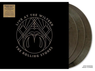 The Rolling Stones~Live At The Wiltern 3xLP, Bronze/Black Swirl Colored Vinyl - Image 1 of 3