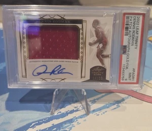 Dennis Rodman 2022 Leaf Trinity Patch Auto # 14/20 PSA 9 - Picture 1 of 5