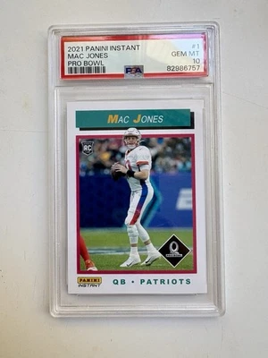 2021 Panini Instant MAC JONES Pro Bowl RC /639 #PB1 PSA 10 GEM MINT - Image 1 of 2