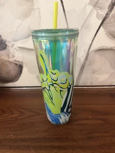 Starbucks Tumbler 2024 Iridescent Canna Lily Floral Seashell NEW - Picture 1 of 8