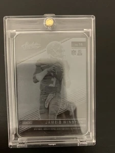 2016 ABSOLUTE GLASS JAMEIS WINSTON SSP SUPER RARE TAMPA BAY BUCS - Picture 1 of 1