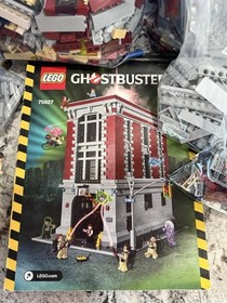 LEGO 75827: Ghostbusters Firehouse Headquarters. W/ Instr. & Minifigs. READ DESC