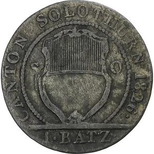[#1288451] Switzerland, Batzen, 1826, Soleure, Billon, EF, KM:80 - Picture 1 of 2