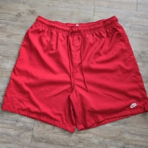 Nike Club Sportswear Woven Flow Shorts Mens Size XL Red Lined FN3307-657 - Picture 1 of 10