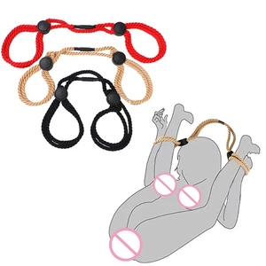 Adjustable Handcuffs Hand Cuffs Cosplay Ankle Handcuffs  Wrist Cuffs for Couples - Picture 1 of 10