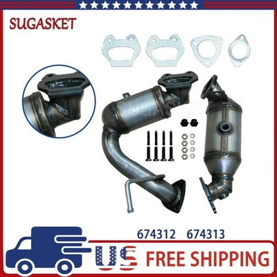Juego convertidor catalítico para Chrysler 200 2015-2017 3,6 L 674312 674313 Foto 1 de 4