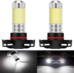 KaTur 5202 5201 H16 LED Fog Light Bulbs 3000 Lumens 6500K Xenon 12V -24V - Picture 1 of 3