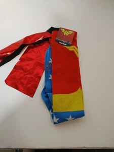 191125 Womens 9-11 Bioworld WONDER WOMAN Caped Knee High Socks NWT - Picture 1 of 5