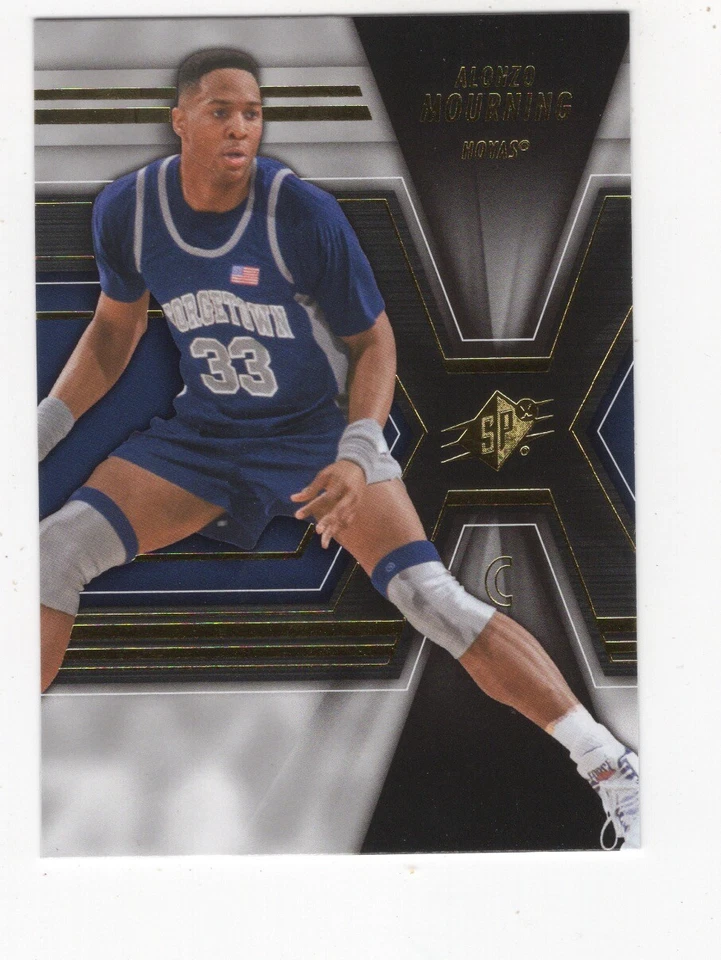 2014-15 UPPER DECK SPX BASKETBALL ALONZO MOURNING GEORGETOWN HOYAS #2 - Image 1 of 4