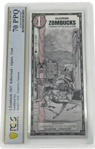 2027 Killerrand Zombuck Silver Note PCGS 70 - Picture 1 of 4