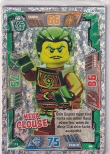 Lego Ninjago Series 2 TCG Collectible Card Number 174 Mega Clouse - Picture 1 of 1