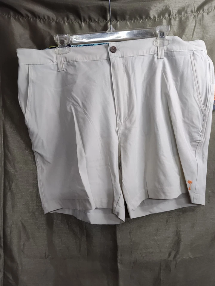 Margaritaville Mens Shorts 38 Waist 7" inseam Silver Birch UPF 30 Quick Dry