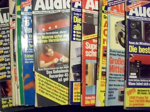 10 x "Audio" Hifi-Zeitschrift 80er Artikel Bowie Jagger Grönemeyer Sinatra u.a - Bild 1 von 20