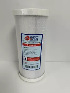 1 Big Blue Carbon Block Replacement Water Filter 4.5" x 10" Whole House - Picture 1 of 2