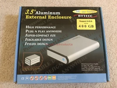 NEW BYTECC ME740 SATA to SATA Stackable External Enclosure 3.5" Aluminum - Image 1 of 4