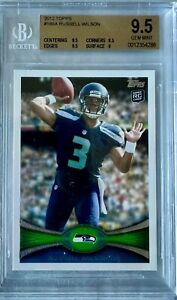 2012 Topps Russell Wilson #165 BGS 9.5  GEM MINT Rookie RC SEAHAWKS BRONCOS