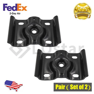 2 x Rear Axle Spring U Bolt Plate Bracket For 99-10 Ford F-250 F-350 Super Duty  Foto 1 de 3
