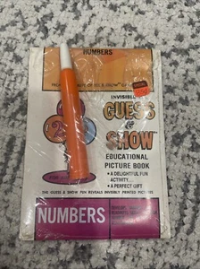 Guess & Show Invisible Ink Book Numbers, Educational - Picture 1 of 8