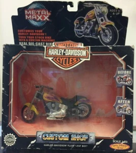 METAL-MAXX HARLEY-DAVIDSON FLSTF FAT BOY CUSTOM SHOP *PRE-BUILT* - Picture 1 of 5