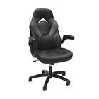 Racing Style Bonded Leather Gaming Chair, in Gray
