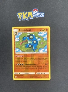 Pokemon TCG Seismitoad Cosmic Eclipse 117/236 Reverse Holo Rare LP. - Picture 1 of 3