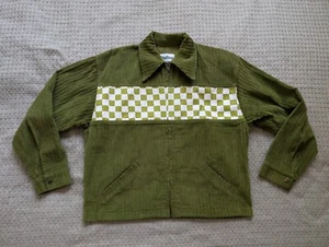 Emma Mulholland on Holiday Jacket Women XS Extra Small Green Corduroy Collared - Picture 1 of 12