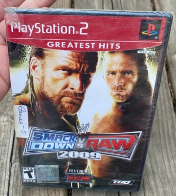 SEALED PS2 WWE SmackDown vs. Raw 2009 Featuring ECW Sony NEW PlayStation 2, 2008 - Image 1 of 4