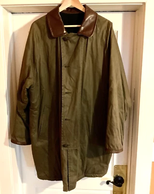 VINTAGE MENS 42R NAUTICA WATER RESISTANT HEAT RETENTION JACKET LEATHER TRIM - Image 1 of 4