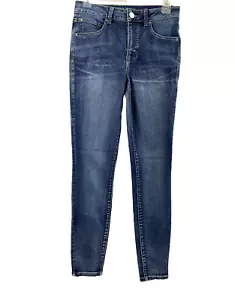 Maurice Jeans Womens Size 4 Reg Everflex High Rise Medium Wash Denim Stretch - Picture 1 of 11