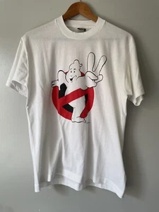 Vintage 80’s 1989 SS Ghostbusters 2 II Columbia Pictures Pomo Shirt Size L LOOK! - Picture 1 of 8