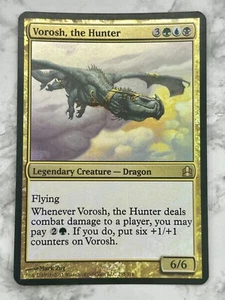 MTG OVERSIZED Vorosh, The Hunter - Foil Holo 2013 Magic The Gathering Card - LP - Picture 1 of 2