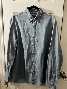 Herren Michael Kors Denim Style Langarm Button Down Hemd XL Slim Fit - Bild 1 von 2
