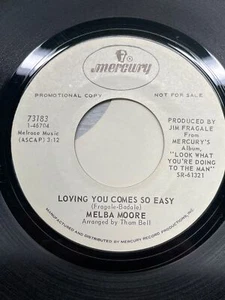 Melba Moore 45 Loving You Comes So Easy / If I Had a Million Soul Funk Promo VG+ - Picture 1 of 4