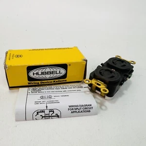 Hubbell HBL4750 Twist-Lock Duplex Receptacle.  L7-15R, 15 A, 277V AC, 2 Poles - Picture 1 of 4