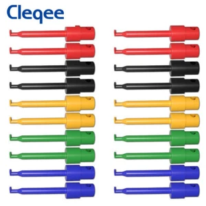 Cleqee SMD IC Test Hook Clip Mini Grabber Insulated Copper for DIY Electrical - Picture 1 of 12