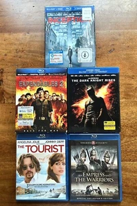 5 BLU-RAY Inception Batman Expendables 2 The Tourist Empress And The Warriors - Picture 1 of 6