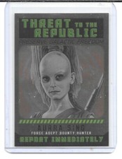 2015 Star Wars Chrome Perspectives Jedi vs. Sith Fugitives #10 Aurra Sing