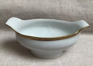 O. & E. G Gutherz Royal Porcelana Oro Llave Griega Gravy Barco sin Placa Base - Imagen 1 de 6