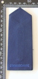 Vintage Commissioner Rank Commissionaire Patch Woven Cloth Shoulder Badge - Picture 1 of 1