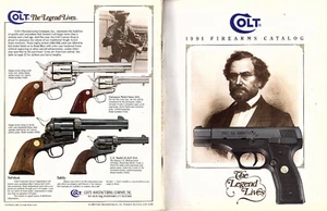 Colt Firearms 1991 Schusswaffen Katalog Pistolen Gewehre Colt Industries Hartford CT  - Bild 1 von 7