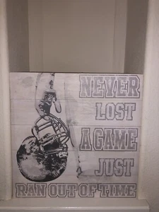 Never Lost A Game Wanddeko aus Holz - Bild 1 von 2